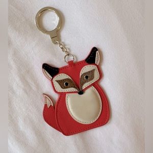 Kate Spade fox keychain NWOT